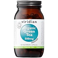 Viridian Green Tea Leaf 500mg (Organic) 90 Veg Caps