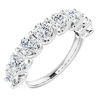 Love Band 3.5 MM Moissanite Matching Comfort Fit Band Colorless Moissanite Engagement Ring Wedding Band Silver Solitaire Vintage Antique Anniversary Diamond Moissanite Rings Promise Gifts