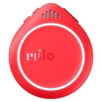 Milo Action Communicator – Talk with Friends Hands-Free While You Ride, Surf or Ski - Miloberry Red - Includes Action Clip