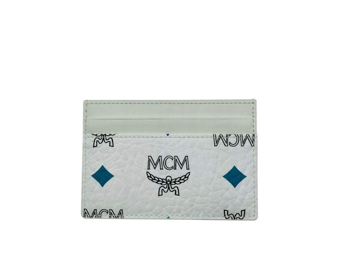 MCM Spectrum Diamond Rainbow Logo Visetos Card Holder Brown in Coated  Canvas - US