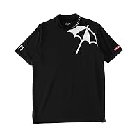 Arnold Palmer AP220101B22 Men's Short Sleeve Shirt, Big Logo Mock Neck, Short Sleeve Shirt, Golf Wear
