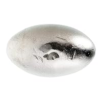 Mercury BallParad Bead, Standard Size Ball, Silver (3.5 x 3.5 x 2.5 CM) - 110 Grams