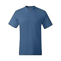 Hanes 6.1 oz. Beefy-T� with Pocket - DENIM BLUE - 3XL