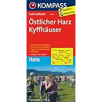 Östlicher Harz - Kyffhäuser 3074 GPS wp kompass: Fietskaart 1:70 000 (German Edition)