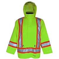 Viking Professional Arctic 300D Insulated Waterproof Hi Vis Jackets for Men and Women - Hooded, CSA/ANSI/ISEA Reflective