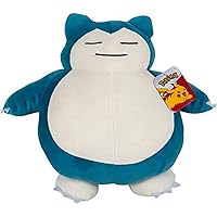 Pokémon 18” Plush Sleeping Snorlax - Cuddly Must Have Fans- Plush for Traveling, Car Rides, Nap Time, and Play Time