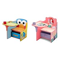 Chair Desk with Storage Bin, Sesame Street & Chair Desk with Storage Bin, Disney Princess