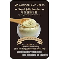 Organic Royal Jelly lyophilized Powder, 6% 10-HAD, Anti Aging Energy Herb, 3.55 Oz.