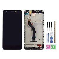 LCD Display + Outer Glass Touch Screen Digitizer Full Assembly Replacement for Honor 7 Lite NEM-L21/GT3/Honor 5C Black with Frame