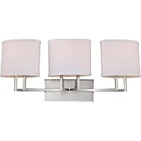 NUVO 60/4753 Three Light Vanity, Unknown, Brushed Nickel