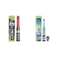 FIREFLY Kids Toothbrush Soft Color & Sonic Toothbrush with Cover, Battery Included, Ages 3+ (Pack of 1)