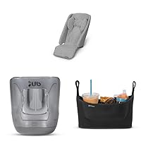 UPPAbaby Infant Snugseat & Cup Holder for Vista, Cruz and Minu1 Count (Pack of 1) & Carry-All Parent Organizer