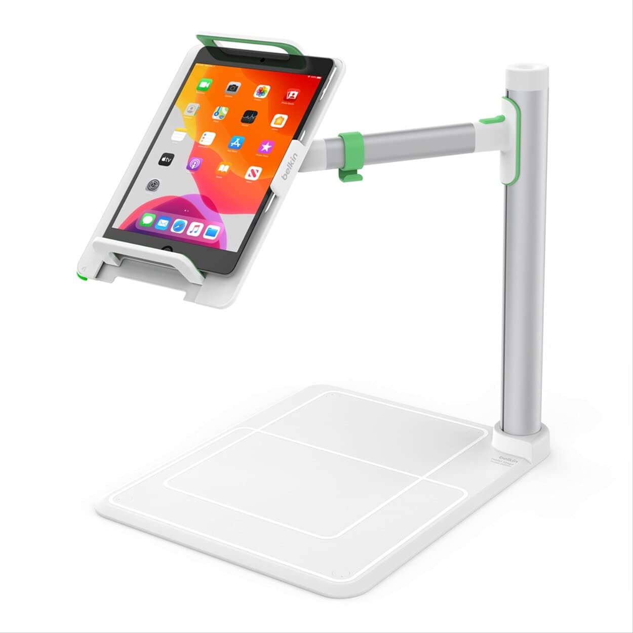 Belkin Tablet Stage Stand For Presenters, Lecturers & Teachers- Adjustable & Portable Tablet Holder Designed For Schools & Classrooms - For iPad, iPad Pro, iPad Mini, Galaxy S4, Surface Pro & More