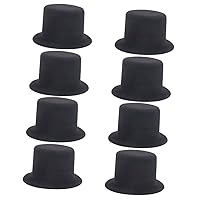 ERINGOGO 8 Pcs Mini Hat Kids Crafts Arts and Crafts for Kids Christmas Tree Topper Hat Kids Bonnet Dollhouse Hats Dollhouse Ornament Tiny Tops Hat Kid Crafts Small Handicrafts Cloth Child