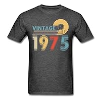 Vintage 1975 Classic Retro LP Birthday T-Shirt Plus