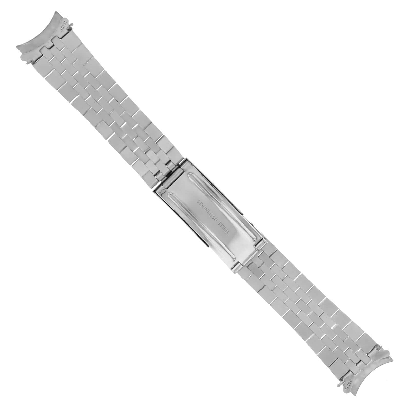 Ewatchparts 19MM JUBILEE WATCH BAND BRACELET FOR ROLEX AIR KING 1500, 5500 HEAVY STAINLESS