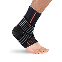 Ankle Brace Compression Support Breathable Adjustable Ankle Stabilizer, Prevent Injury