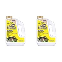 Bonide Go Away! Deer & Rabbit Repellent Granules, 3 lb. Ready-to-Use, Deter Deer from Garden, Flowers & Plants (Pack of 2)