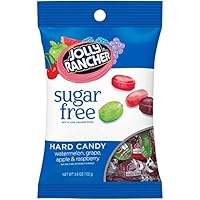 Jolly Rancher Sugar Free Hard Candy Assortment Peg Bag - 3.6 oz - (Pack of 2)
