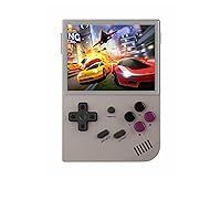 RG35XX Handheld Game Console 3.5 Inch IPS Screen Linux System Retro Video Games Consoles Portable Pocket Video Player 5000+ Games (Gray)