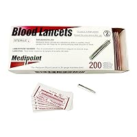 Stainless Steel Lancet, 200 Count