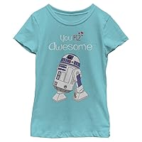 STAR WARS R2 Awesome Girls Short Sleeve Tee Shirt