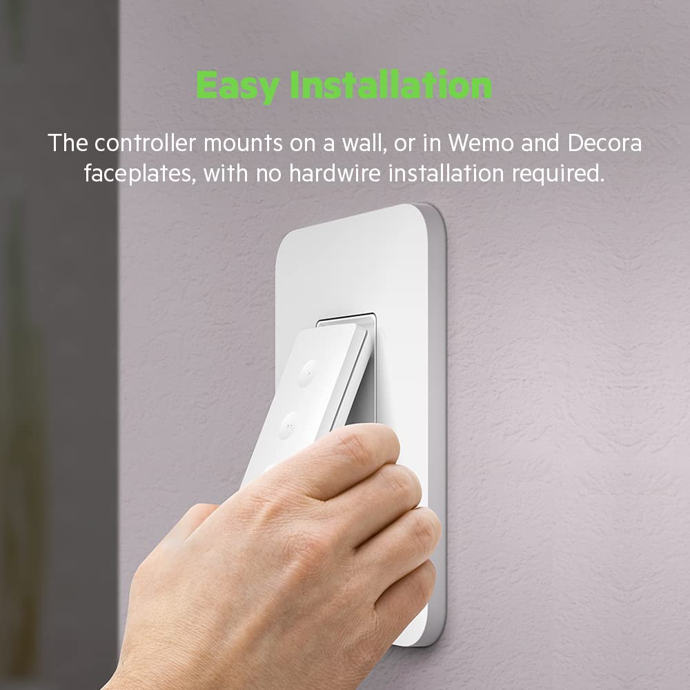 Wemo Stage Scene Controller with Thread - Smart Home Remote Control for Apple HomeKit Automation - Bluetooth Controller for Smart Switch, Smart Home Lighting, Smart Home Products - Smart Light Switch