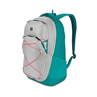 SwissGear 8175 Laptop Backpack, Teal/Light Grey Heather, 18 Inches