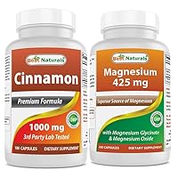 Cinnamon 1000 mg & Magnesium Glycinate 425 mg