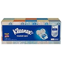 Kleenex Facial Tissue 10 Boxes - 230 Tissues Per Box.