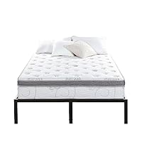Olee Sleep Queen Mattress, 13 Inch Hybrid Mattress, Gel Infused Memory Foam, Pocket Spring for Support and Pressure Relief, CertiPUR-US Certified, Bed-in-a-Box, Firm, Queen Size