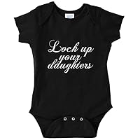 Lock Up Your Daughters Funny Baby Bodysuit Infant