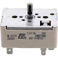 ClimaTek Range Oven Control Switch Replaces Whirlpool 3148952