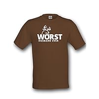 Worst Brand Ever. Worst Husband. Hunter. T Shirts. Humor Gift. Funny Novelty T-shirt.