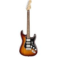 Fender Player Stratocaster HSH Electric Guitar, with 2-Year Warranty, Tobacco Burst, Pau Ferro Fingerboard
