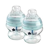 Tommee Tippee Closer to Nature Advanced Comfort 150 ml/5fl oz Feeding Bottles.