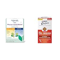 Hyland's Baby Mucus & Cold Relief Day & Night Value Pack with Little Remedies Infant Fever & Pain Reliever, 2 Fl Oz, Berry Flavor