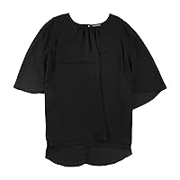 Vince Camuto Womens Neck Cape Pullover Blouse