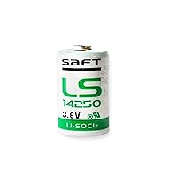 Saft LS14250 LS 14250 1/2 AA 3.6v Lithium Battery (2 Pack)