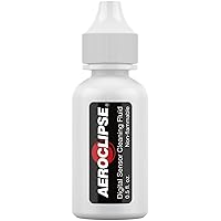 Aeroclipse Optic Cleaning Fluid - Non-Flammable Camera Lens Cleaner and Digital Sensor Cleaning Solution for Coated Lenses, Telescope, Projector and Other Optical Products - Dropper Tip (15ml) - 0.5oz