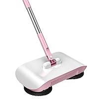 Household Sweeper Manual Floor Cleaner 2 in 1 Broom and Mop Hand Push Type Cleaner Dustpan Home Cleaning Tools Manual Sweeper