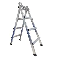 Walkable Telescopic Ladder Multifunctional Folding Herringbone Ladder Indoor Lift Portable Aluminum Alloy Stairs Outdoor Decoration