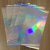 50Pcs 20x29cm Glitter Paper for Hot Foil Stamping Paper - Paper Laminator Laminating Transfer Paper-Elegance Laser Printer Craft Paper - Foil Paper for Slime-Paper for Crafting (LaserSilver)