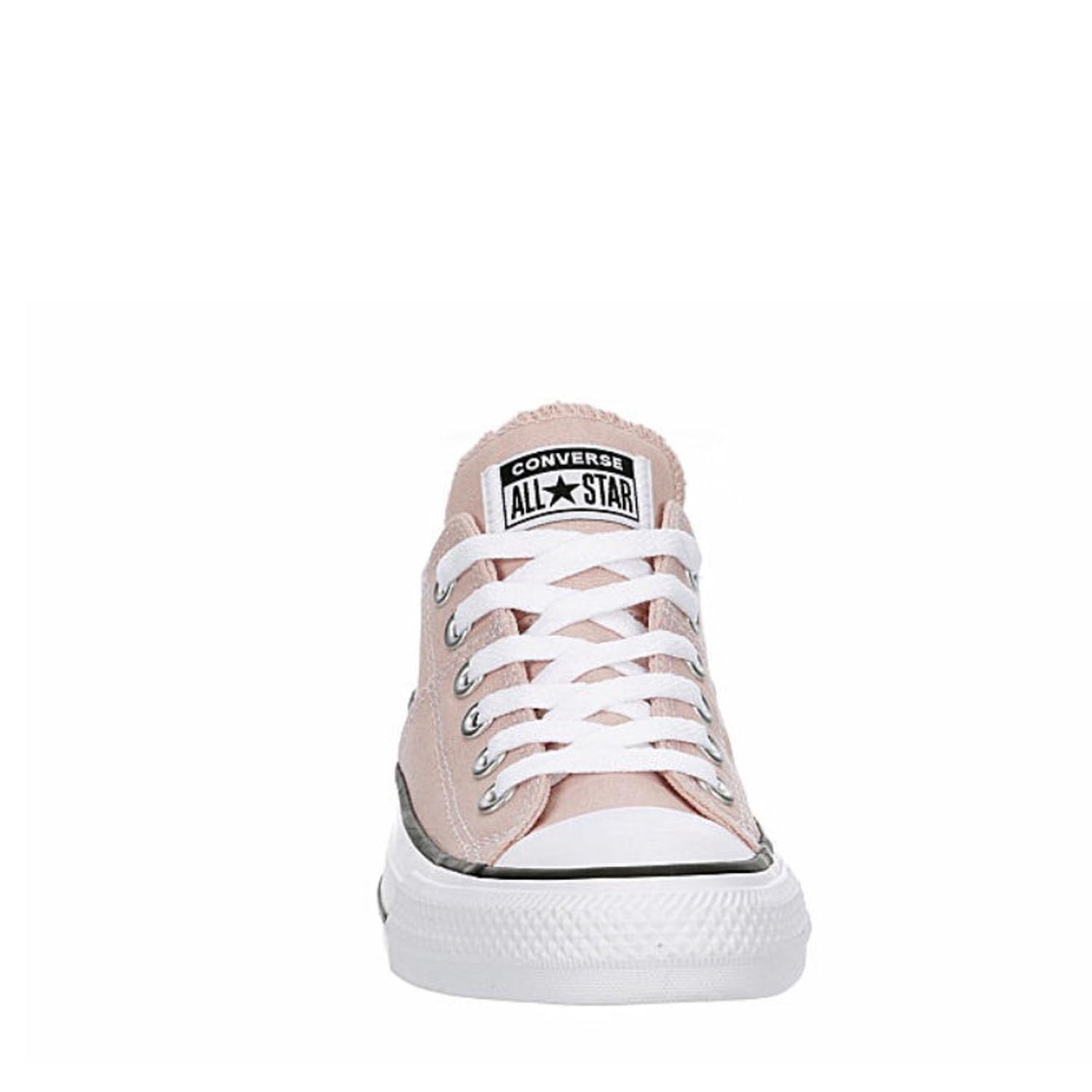 Converse Unisex Chuck Taylor All Star Madison Ox Canvas Sneaker - Lace up Closure Style - Pink Sage/White/Black