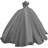 Sweatheart Strapless Prom Dress 2020 Tulle Quinceanera Dress Ball Gown Sweet 16