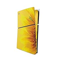 MightySkins Skin Compatible with Playstation 5 Slim Digital Edition Console Only - Sunflower Yellow | Protective, Durable, and Unique Vinyl Decal wrap Cover | Easy to Apply | Made in The USA
