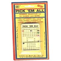 LOTTERY SELECTOR FOR ALL LOTTERIES & LOTTOS (35) + KENO, ROULETTE, ETC., PICK ‘EM ALL NUMBER SELECTOR