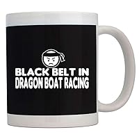 BLACK BELT IN Dragon Boat Racing Mug 11 ounces ceramic
