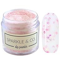 Dip Powders – dp.341 Berry Cute (Topper) 1 Ounce Dipping Powder Jar For Manicure DIY Spring Shade, No Lamp Needed