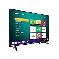 Hisense 40-Inch LED 1080p Full HD Smart TV DTS TruSurround Sound Game Mode Motion Rate Compatible with Alexa & Google Assistant 40H4030F (Renewed)